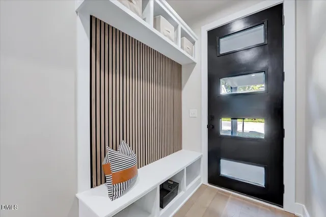 a view of front door