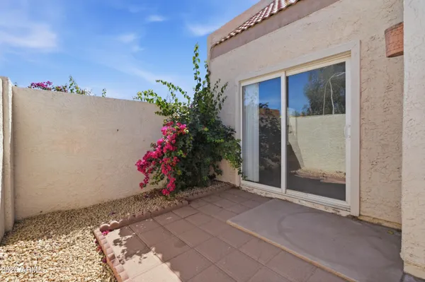 a view of a swimming pool and a terrace