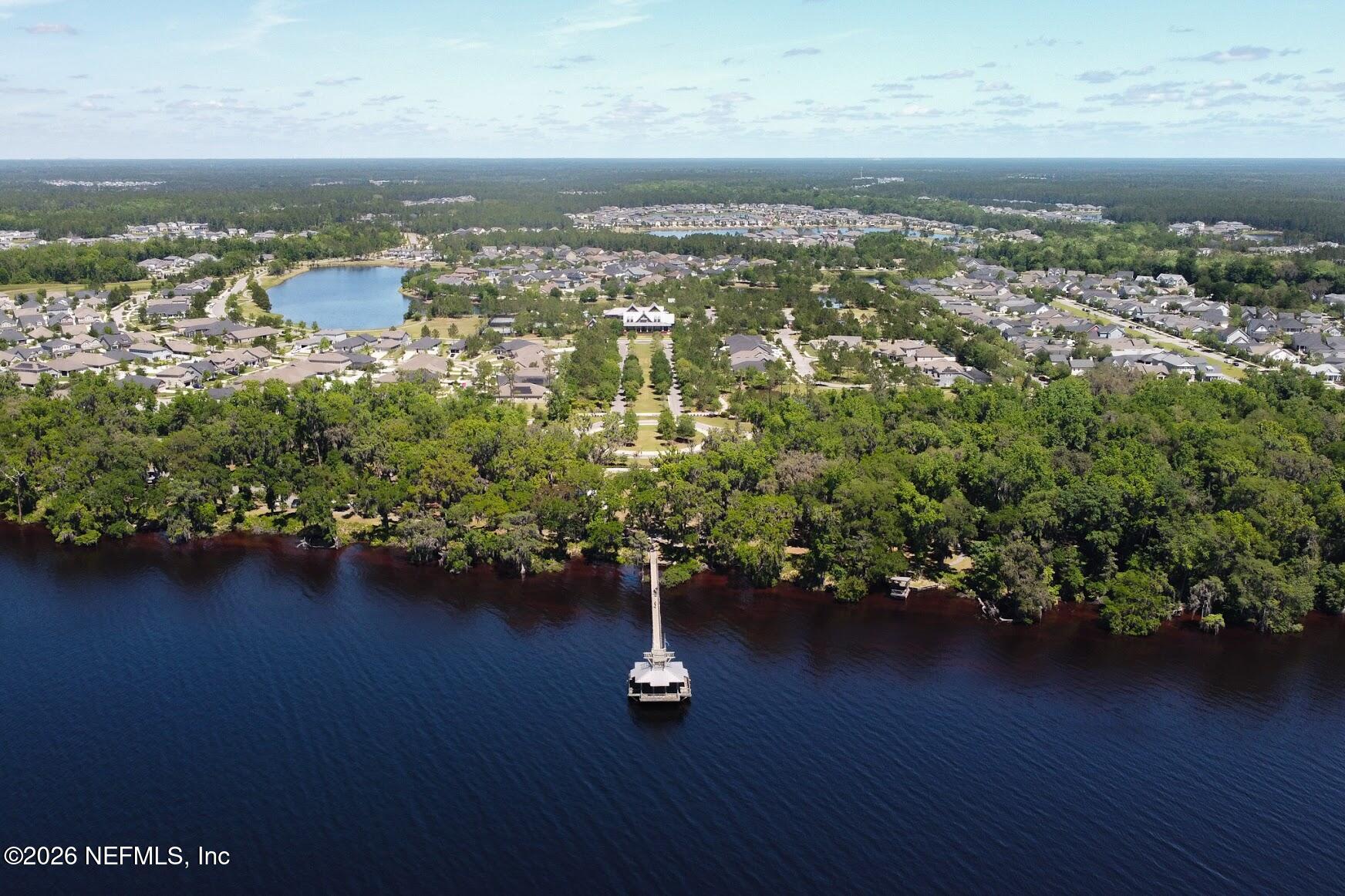 386 Footbridge Road St. Johns, FL 32259 - Photo 34 of 43 FB drone RT from the River