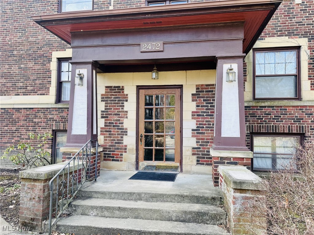 2472 Overlook Road, Unit 3 Cleveland, OH 44106 - Photo 1 of 11 Doorway to property with brick siding