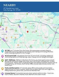 $829,000 | 417 Wanderview Lane, Holly Springs, NC 27540