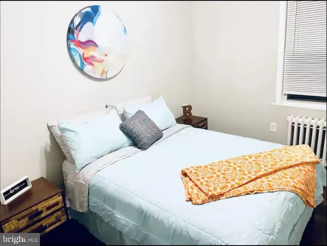 a view of a room with a table and chair