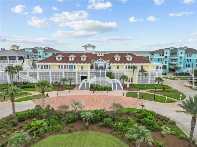 a view of a city with tall buildings