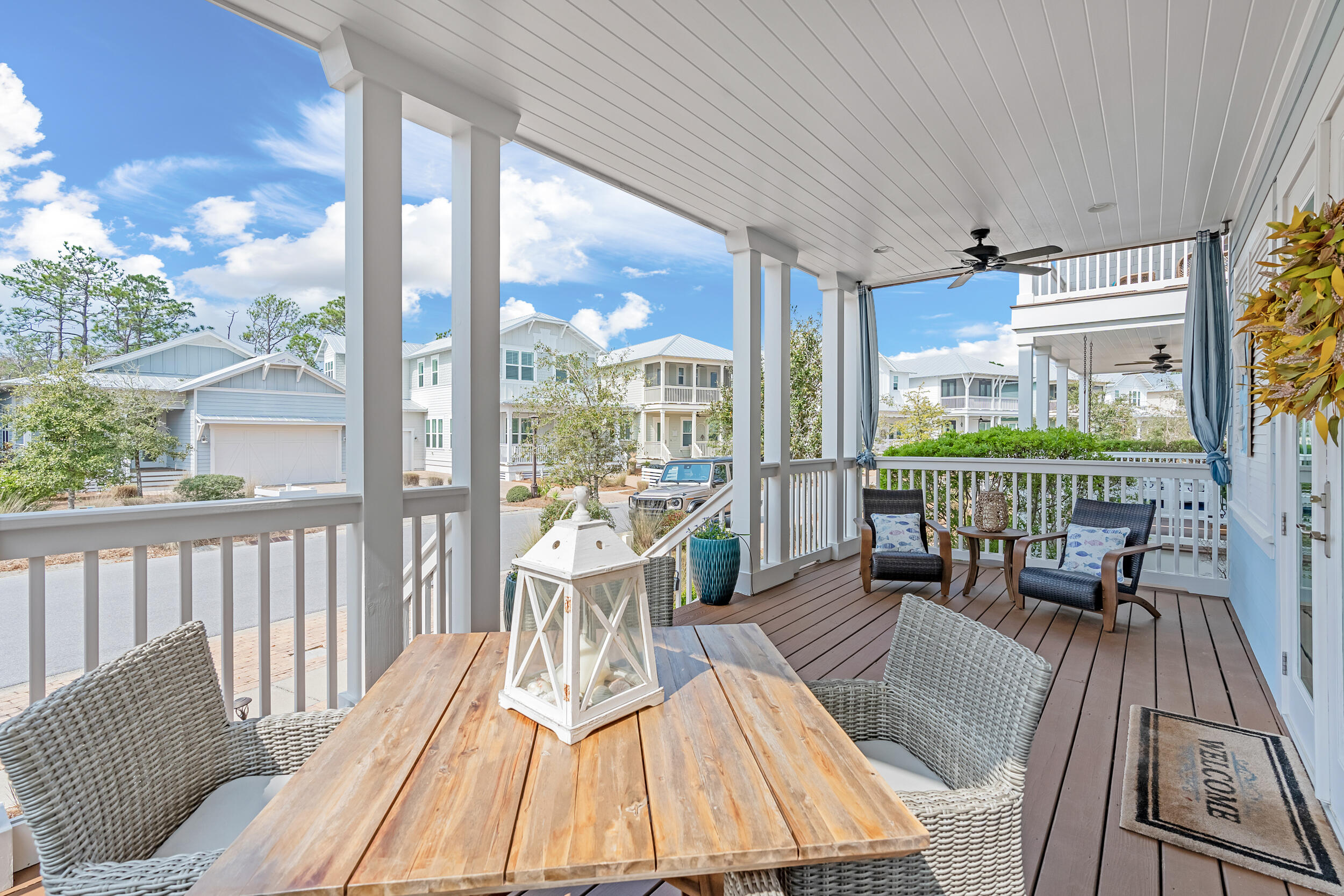 282 Flatwoods Forest Loop Santa Rosa Beach, FL 32459 - Photo 4 of 52 a view of a living room and a wooden floor
