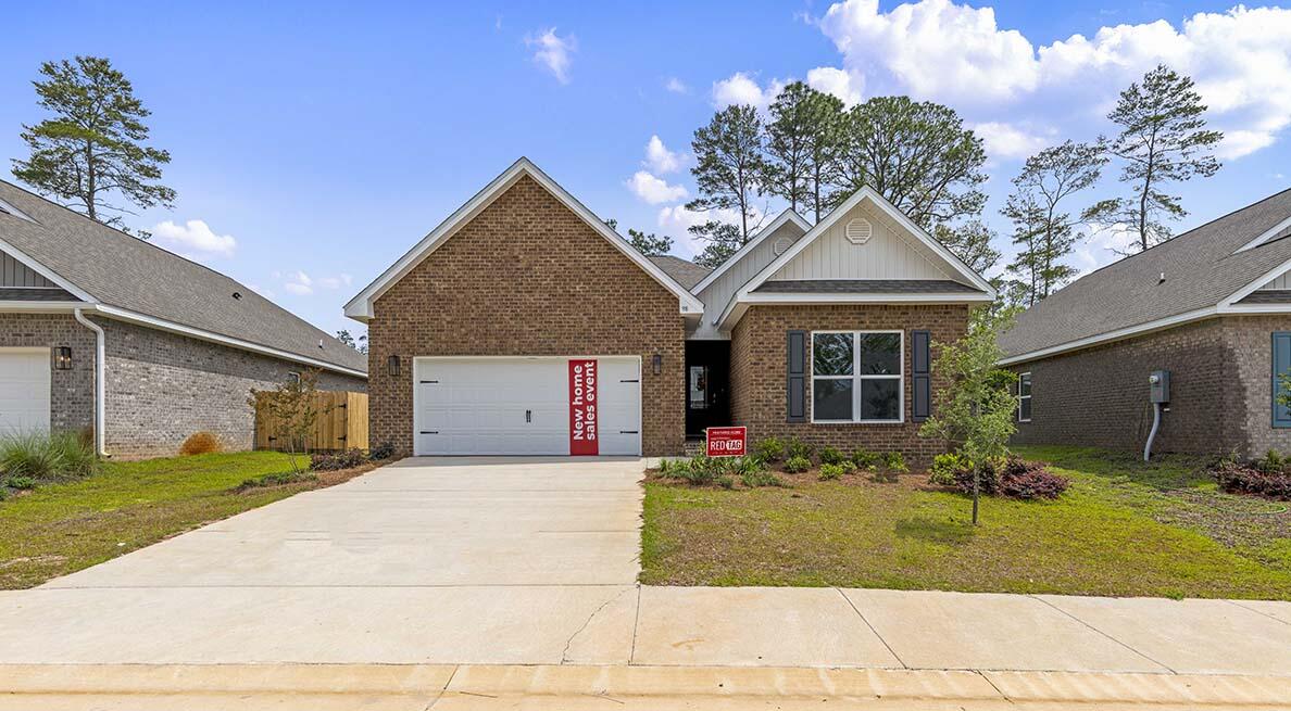 a front view of house with yard