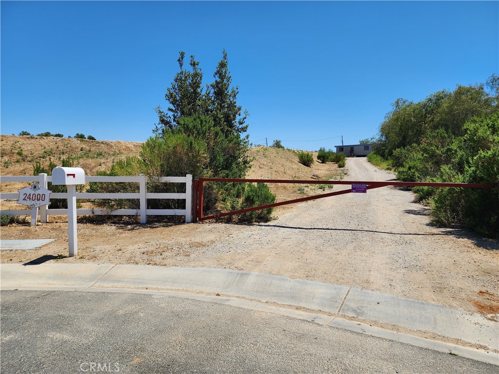 24000 Hidden Ridge Road Hidden Hills, CA 91302 - Photo 1 of 5 Entry gate to Lot #7 (24000 Hidden Ridge Road)
