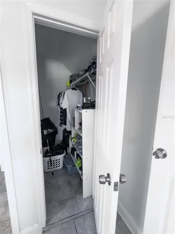 a utility room with a window