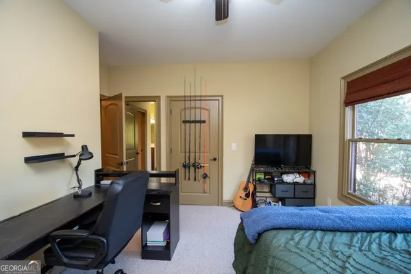 a view of outdoor space with seating area