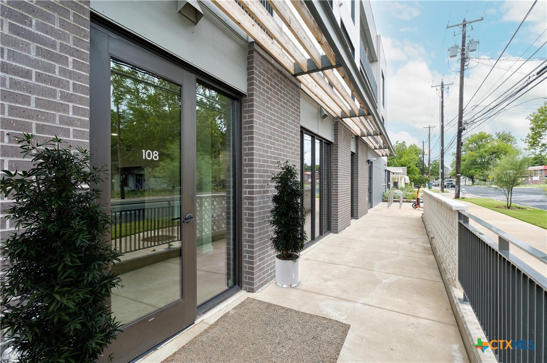 a view of a corridor