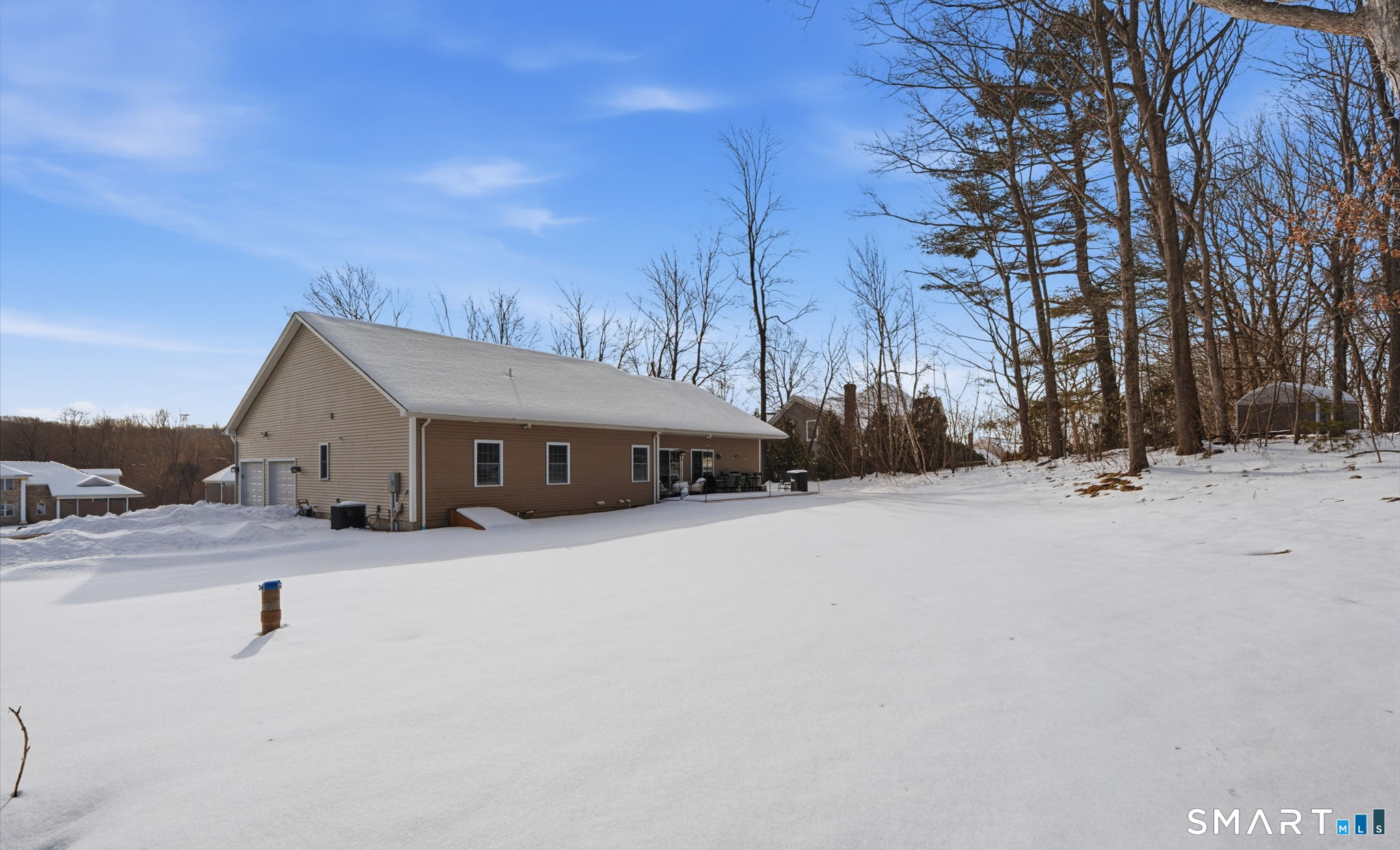 16 Crystal Brook Road Wolcott, CT 06716 - Photo 40 of 40 a view of a house with a snow in a yard