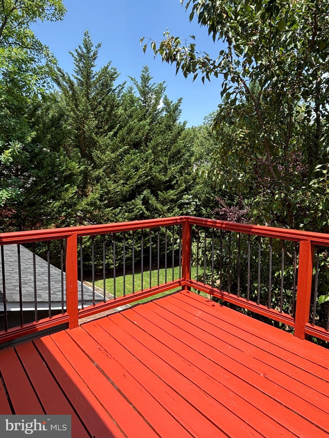 3913 Parsons Road Chevy Chase, MD 20815 - Photo 15 of 43 Private Balcony Overlooking Back Yard