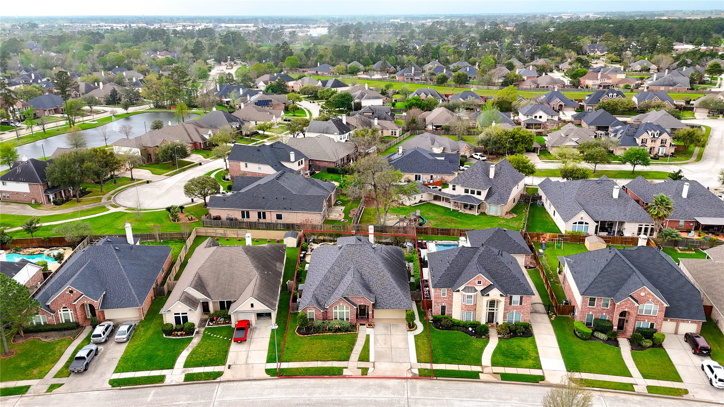 25831 Morgan Springs Spring, TX 77373 - Photo 48 of 49 an aerial view of multiple houses