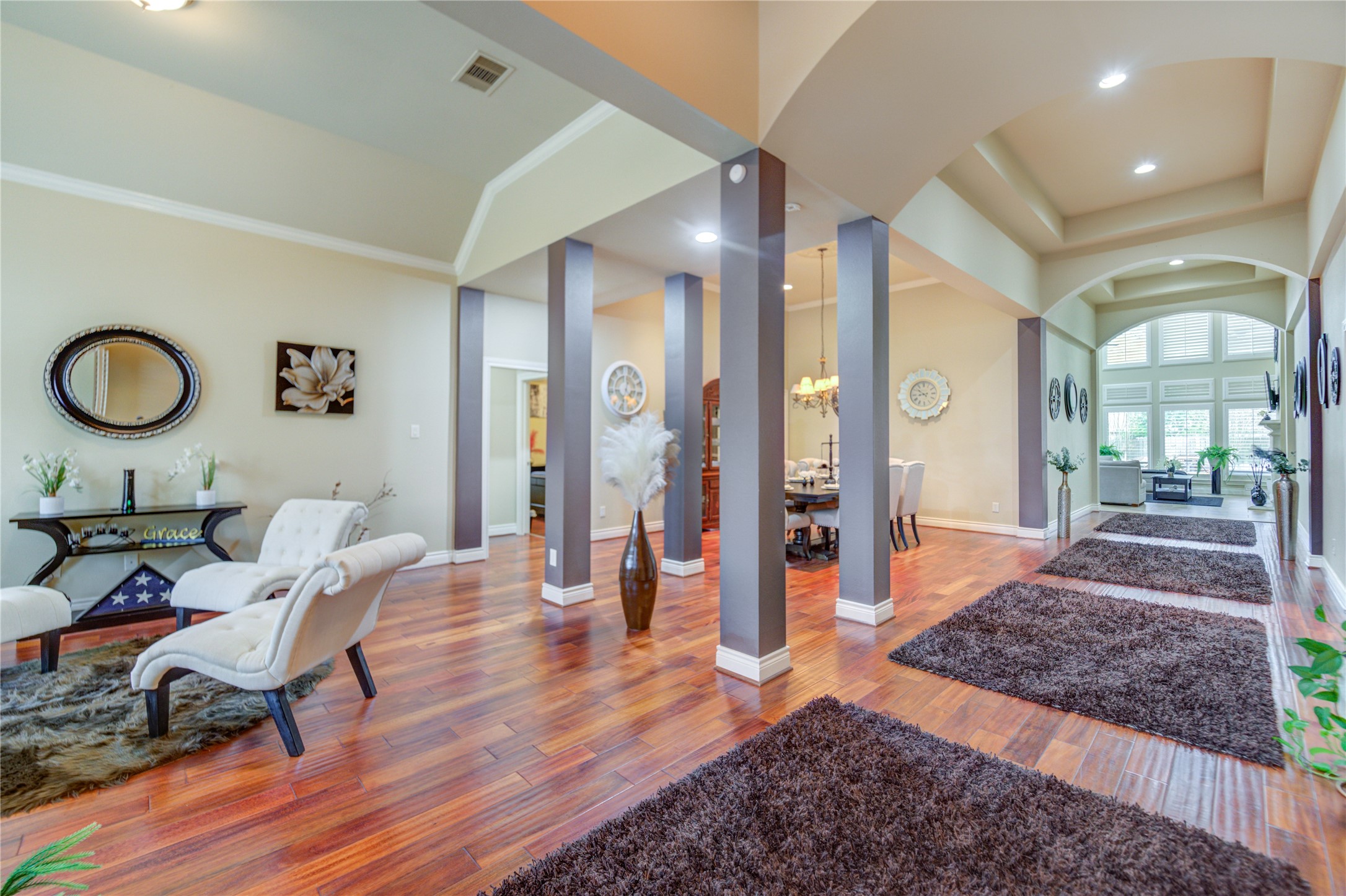 25831 Morgan Springs Spring, TX 77373 - Photo 7 of 49 a living room with furniture and wooden floor
