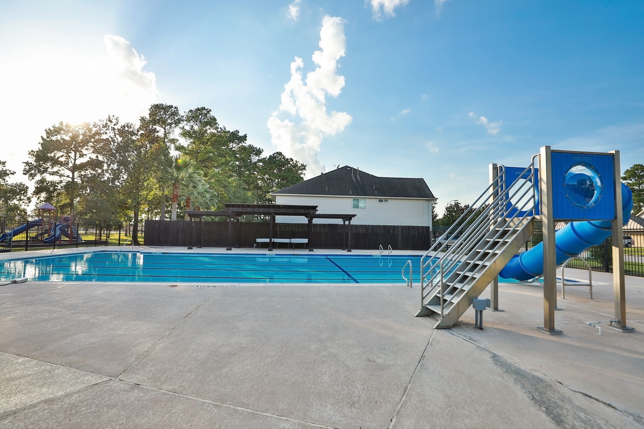 20907 Divellec Lane Spring, TX 77388 - Photo 47 of 50 a view of a house with a park