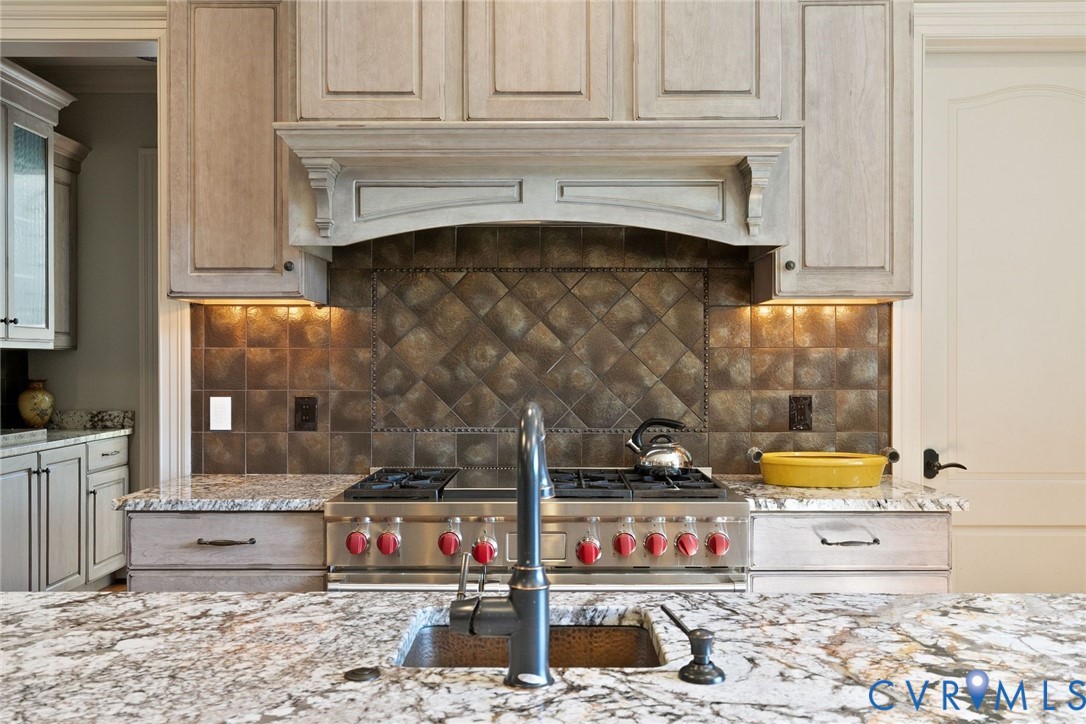 785 Oak Spring Lane Manakin-Sabot, VA 23103 - Photo 15 of 96 Gray-washed cabinetry with granite countertops, un