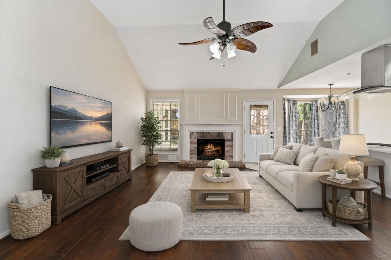 19927 Teller Boulevard Spring, TX 77388 - Photo 9 of 42 a living room with furniture and a flat screen tv