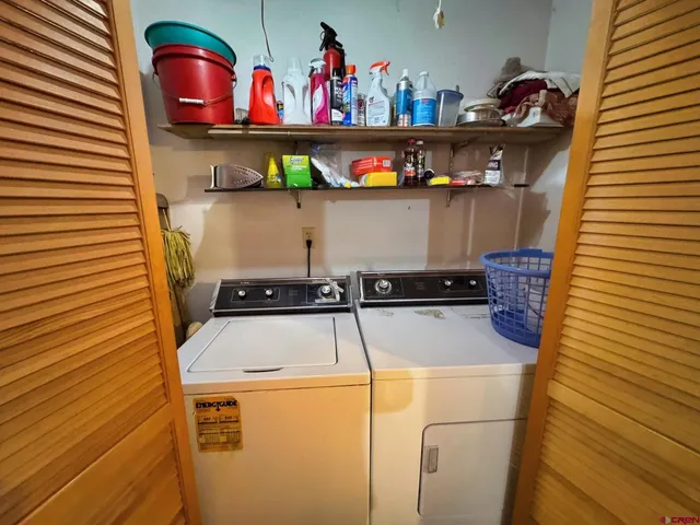 a room with storage and utility