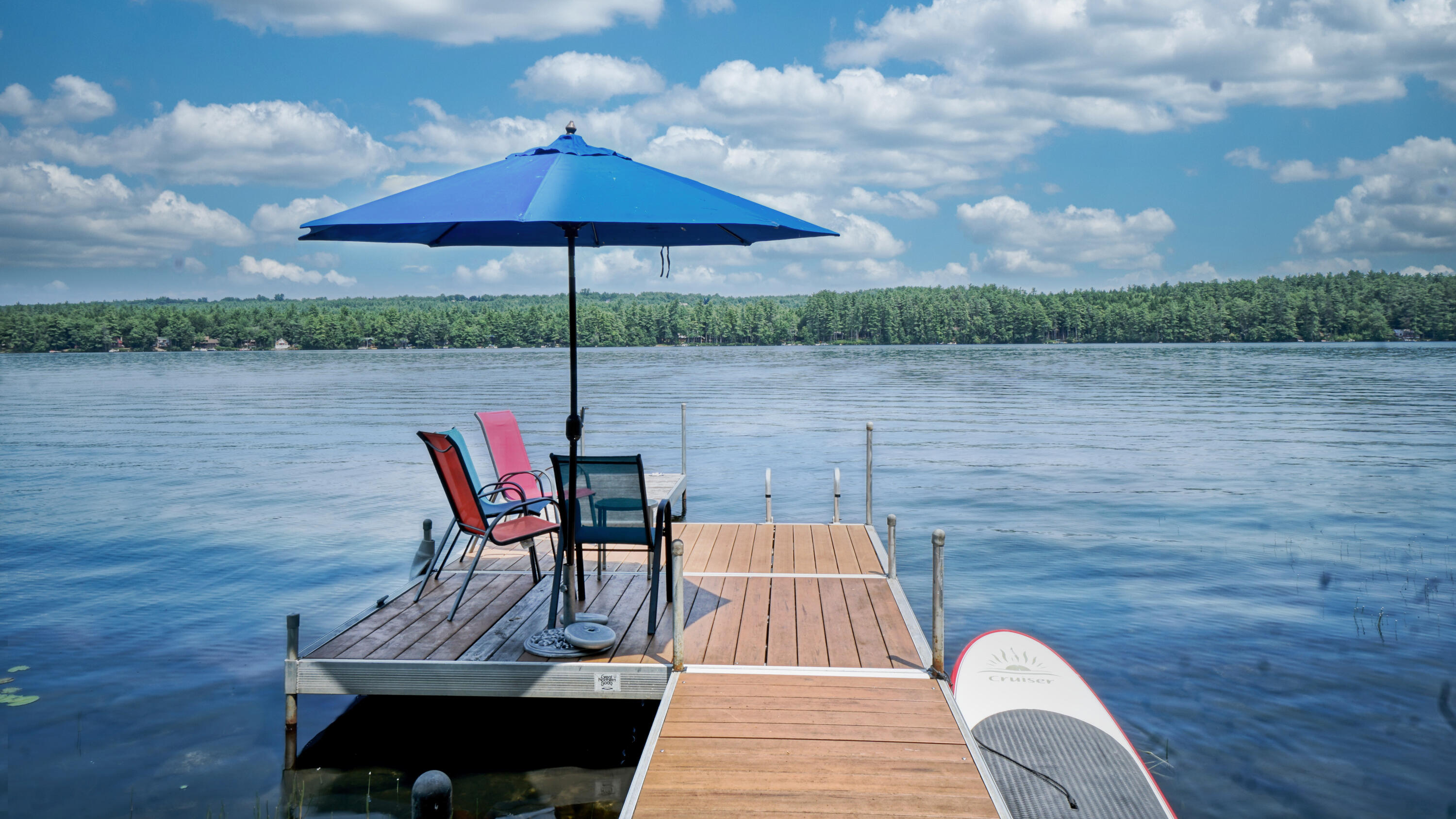 16 Knowles Point Road Bridgton, ME 04009 - Photo 11 of 158 Property Waterfront& Dock (Left)