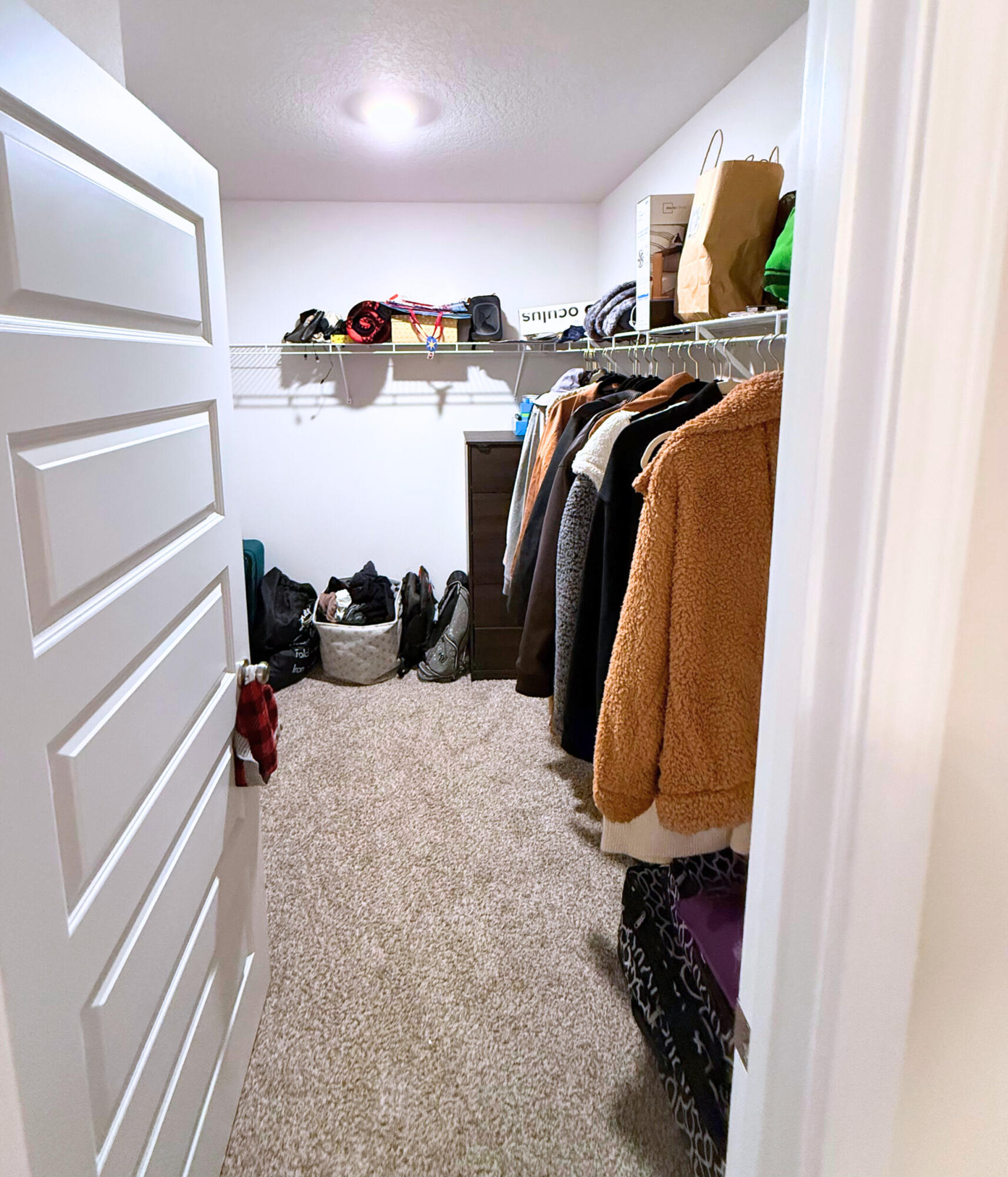 809 Otto Loop Crestview, FL 32539 - Photo 23 of 26 a view of walk in closet with clothes and shoes