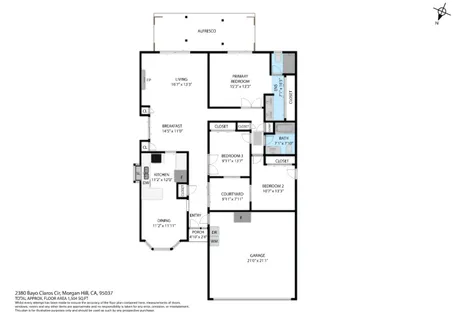 $1,200,000 | 2380 Bayo Claros Circle, Morgan Hill, CA 95037