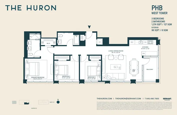 $2,795,000 | 29 Huron Street, Unit PHBW | Greenpoint