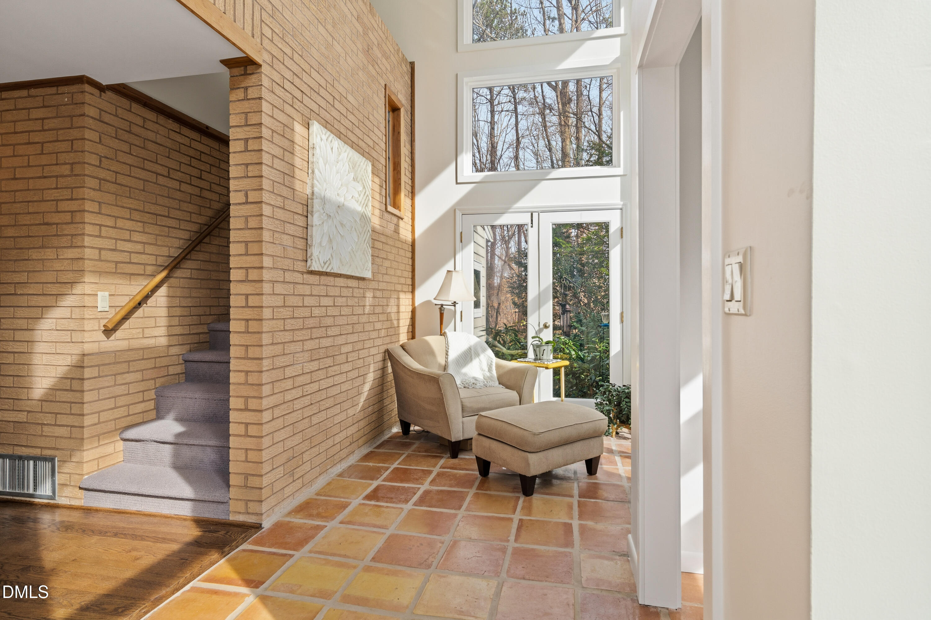 5112 Huntingwood Drive Raleigh, NC 27606 - Photo 10 of 47 Front Entry with Loft Stairs