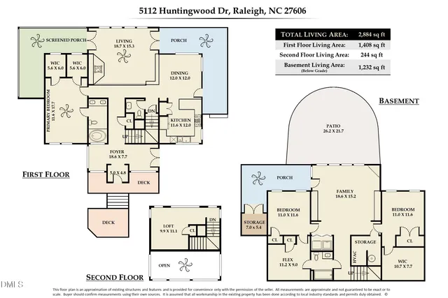 $725,000 | 5112 Huntingwood Drive, Raleigh, NC 27606