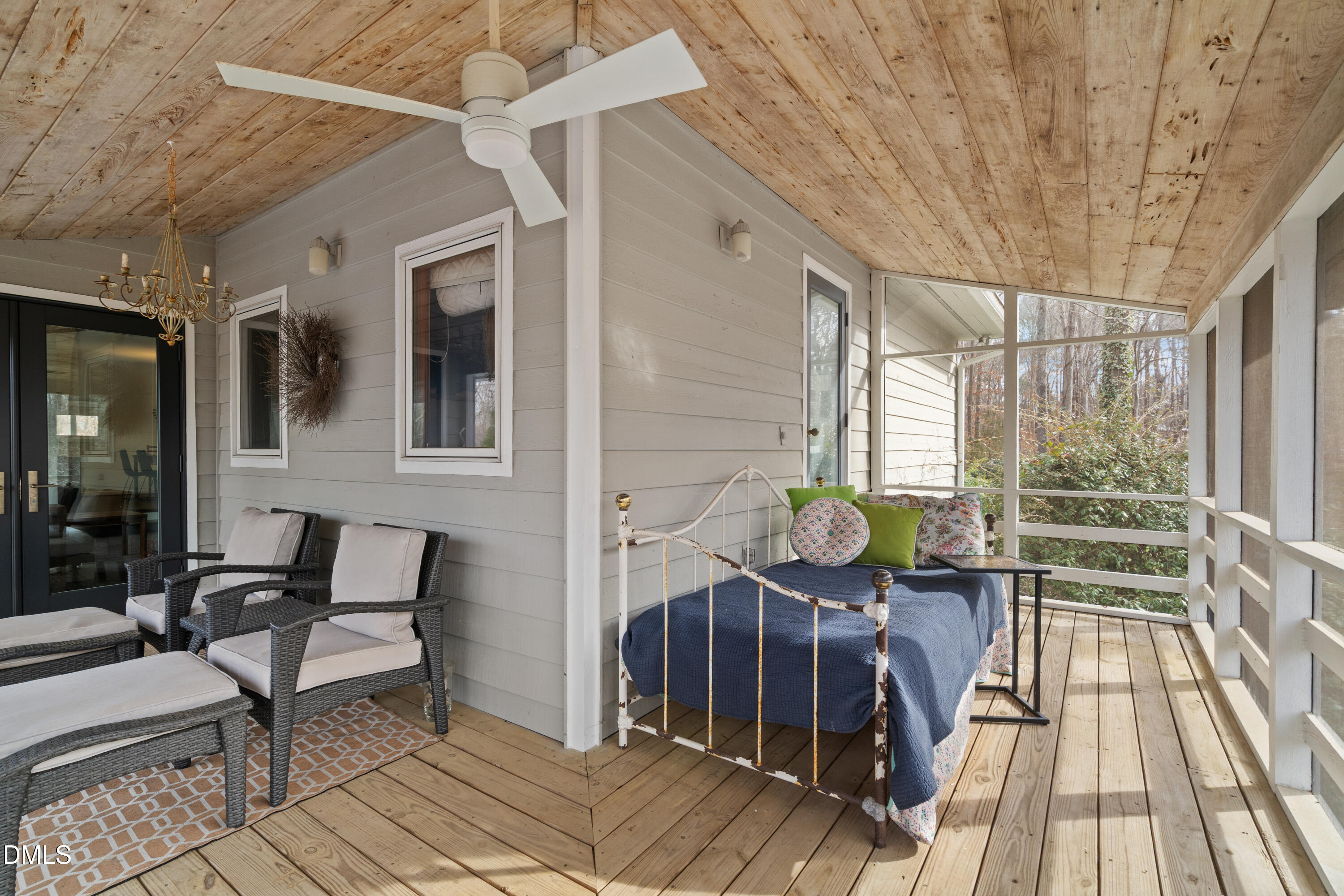 5112 Huntingwood Drive Raleigh, NC 27606 - Photo 34 of 47 Left Side Porch with Primary and Living