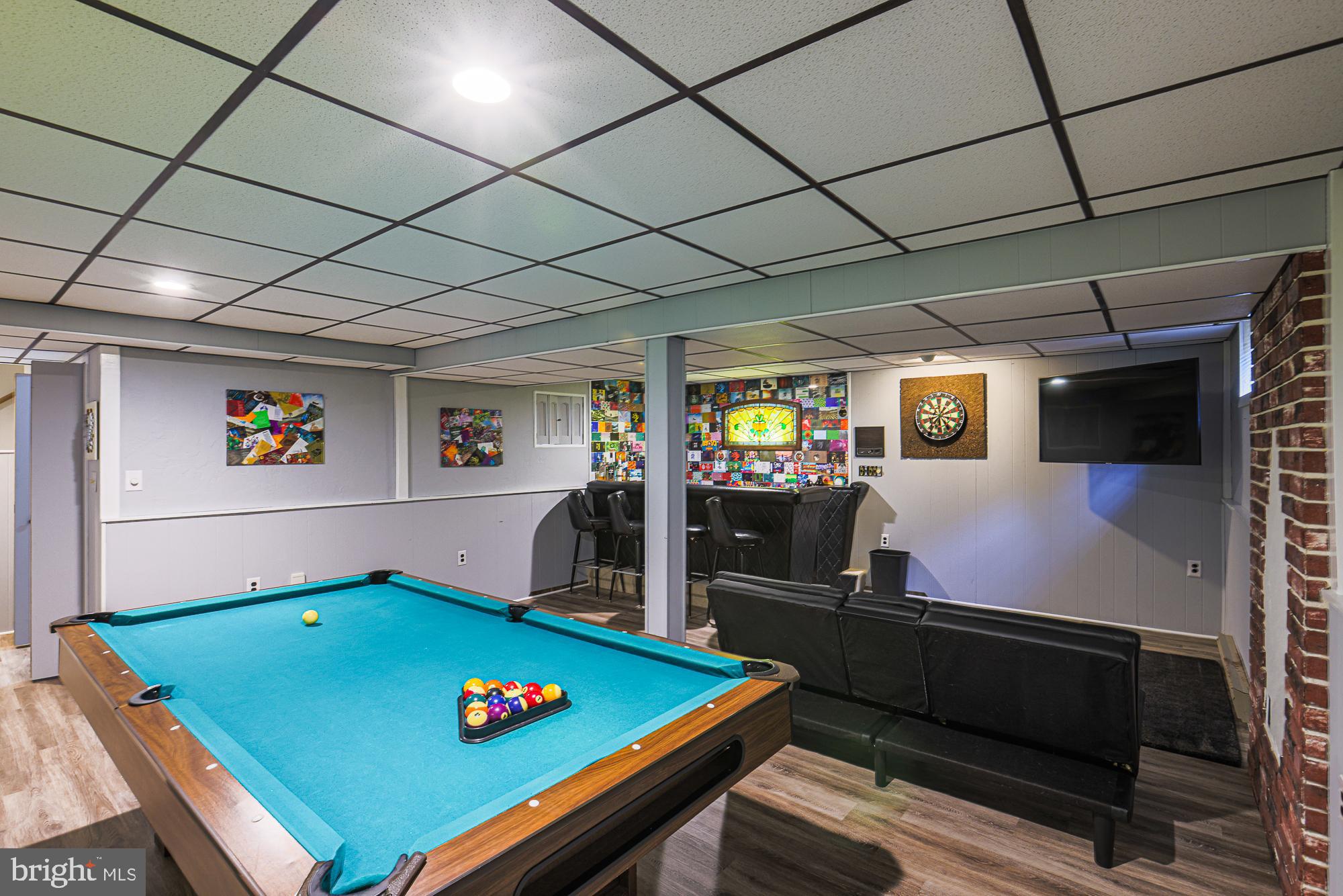 4402 Macworth Place Nottingham, MD 21236 - Photo 29 of 36 a room with furniture pool table and flat screen tv