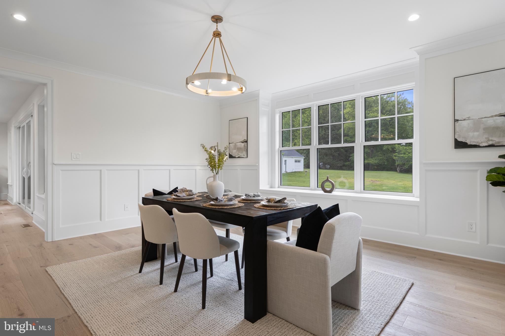3718 Gradyville Road Newtown Square, PA 19073 - Photo 39 of 95 Formal Dining Area Facing Expansive Backyard