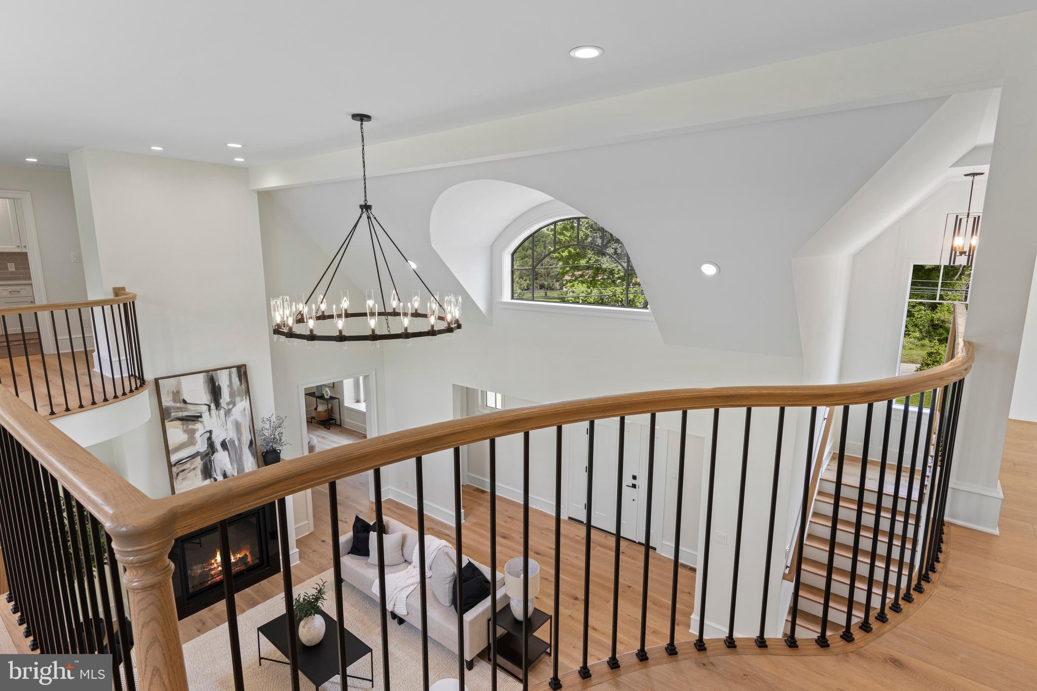 3718 Gradyville Road Newtown Square, PA 19073 - Photo 55 of 95 Foyer & Stairway View From Second Level