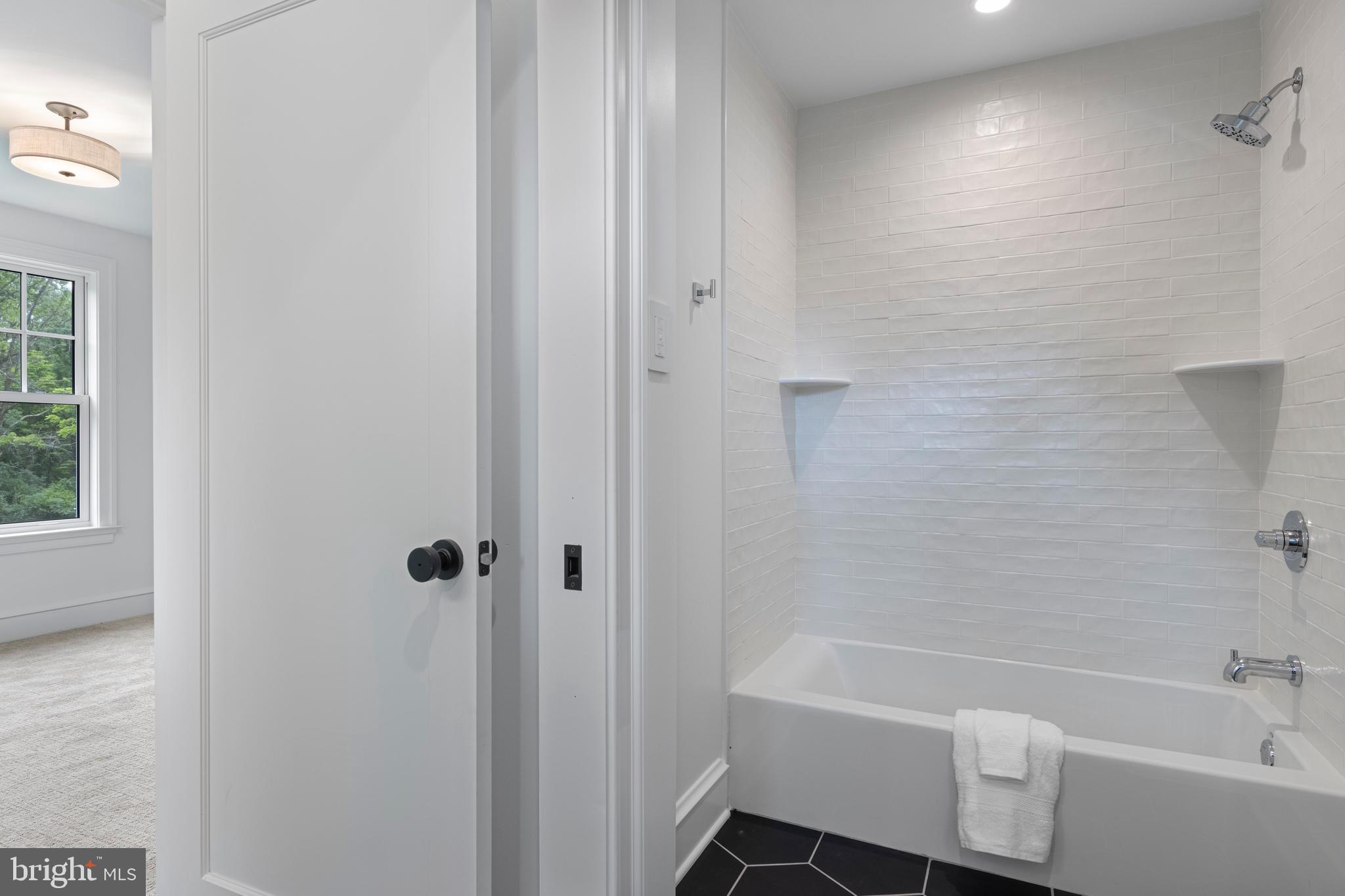 3718 Gradyville Road Newtown Square, PA 19073 - Photo 75 of 95 Jack & Jill Bathroom Shower & Tub Area