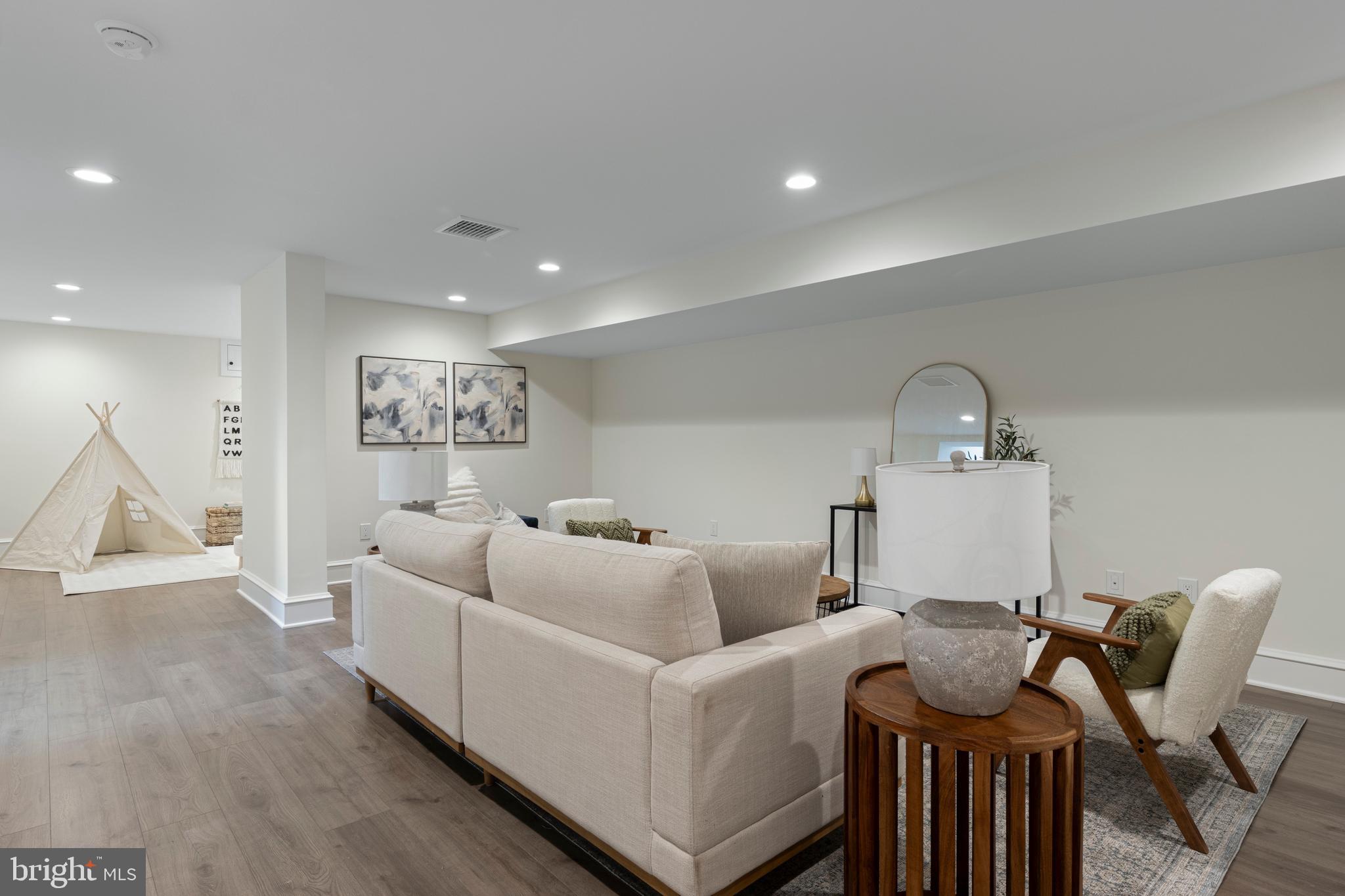3718 Gradyville Road Newtown Square, PA 19073 - Photo 81 of 95 Lower Level Entertainment Seating Area