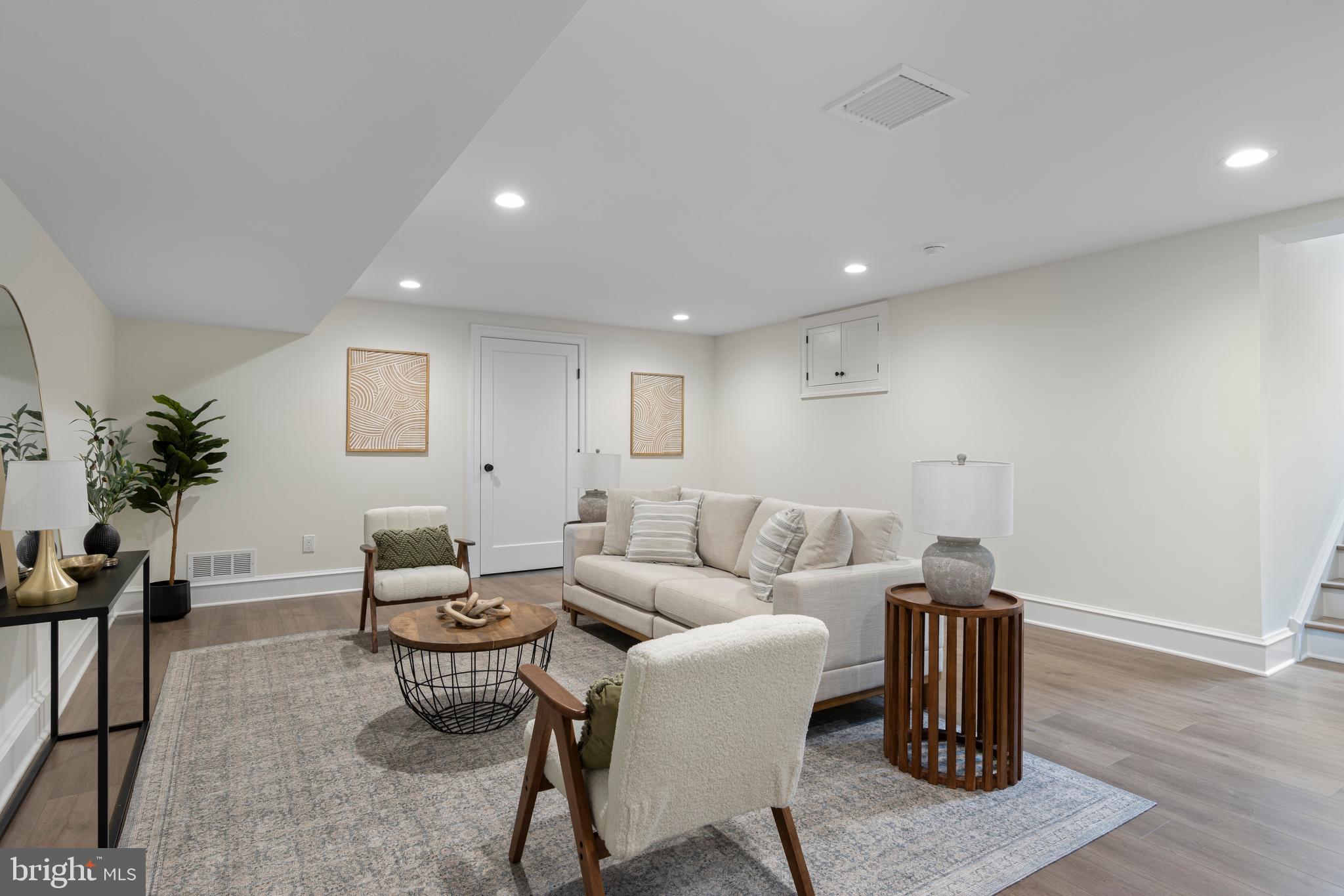 3718 Gradyville Road Newtown Square, PA 19073 - Photo 82 of 95 Lower Level Entertainment Seating Area