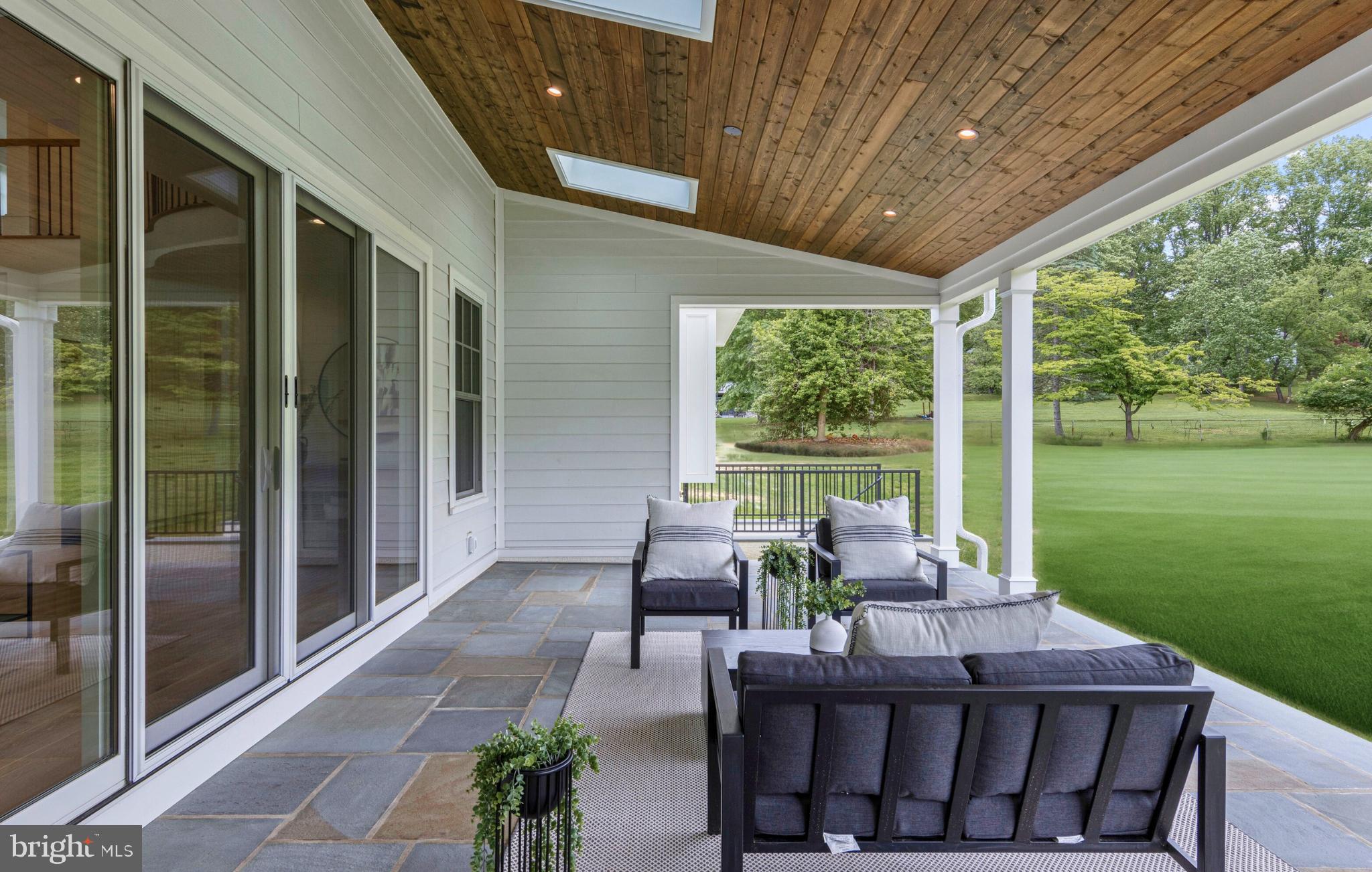 3718 Gradyville Road Newtown Square, PA 19073 - Photo 85 of 95 Back Porch Facing Walkout Basement Starway
