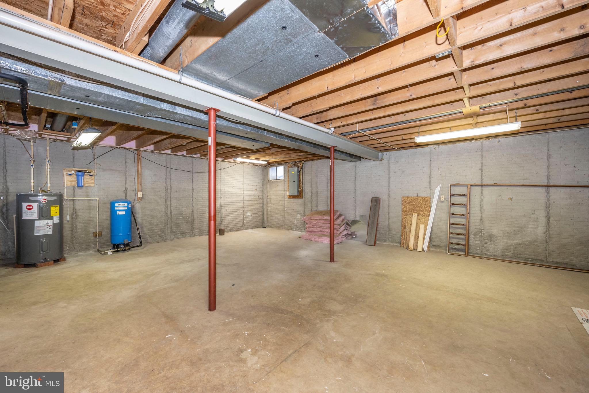 3609 Roop Road New Windsor, MD 21776 - Photo 43 of 72 Unfinished Basement w/ plenty of storage