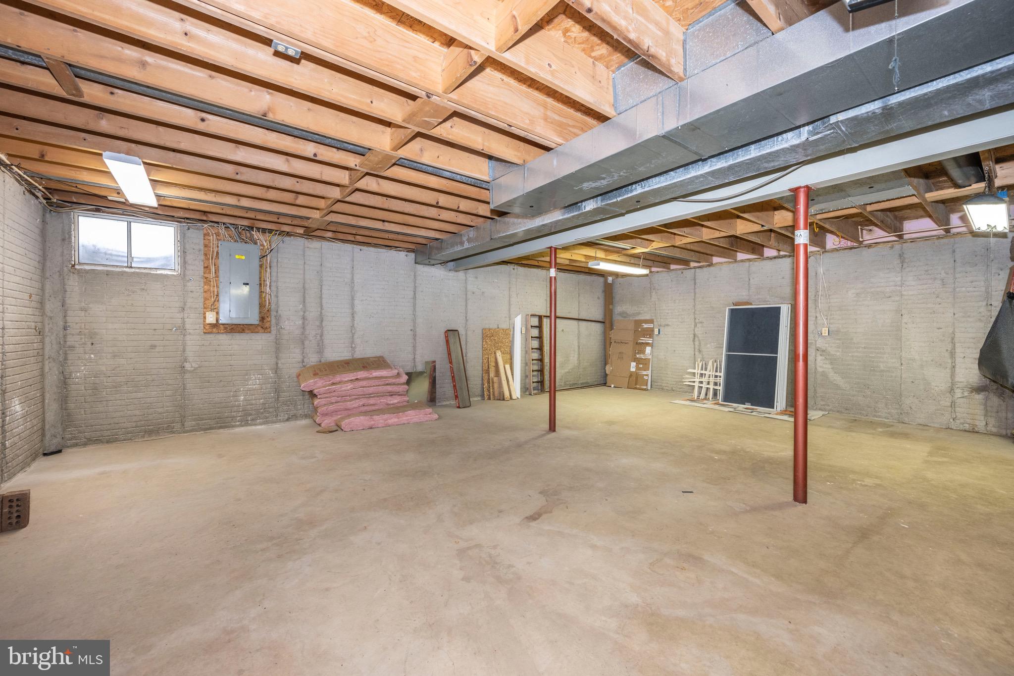 3609 Roop Road New Windsor, MD 21776 - Photo 44 of 72 Unfinished Basement w/ plenty of storage