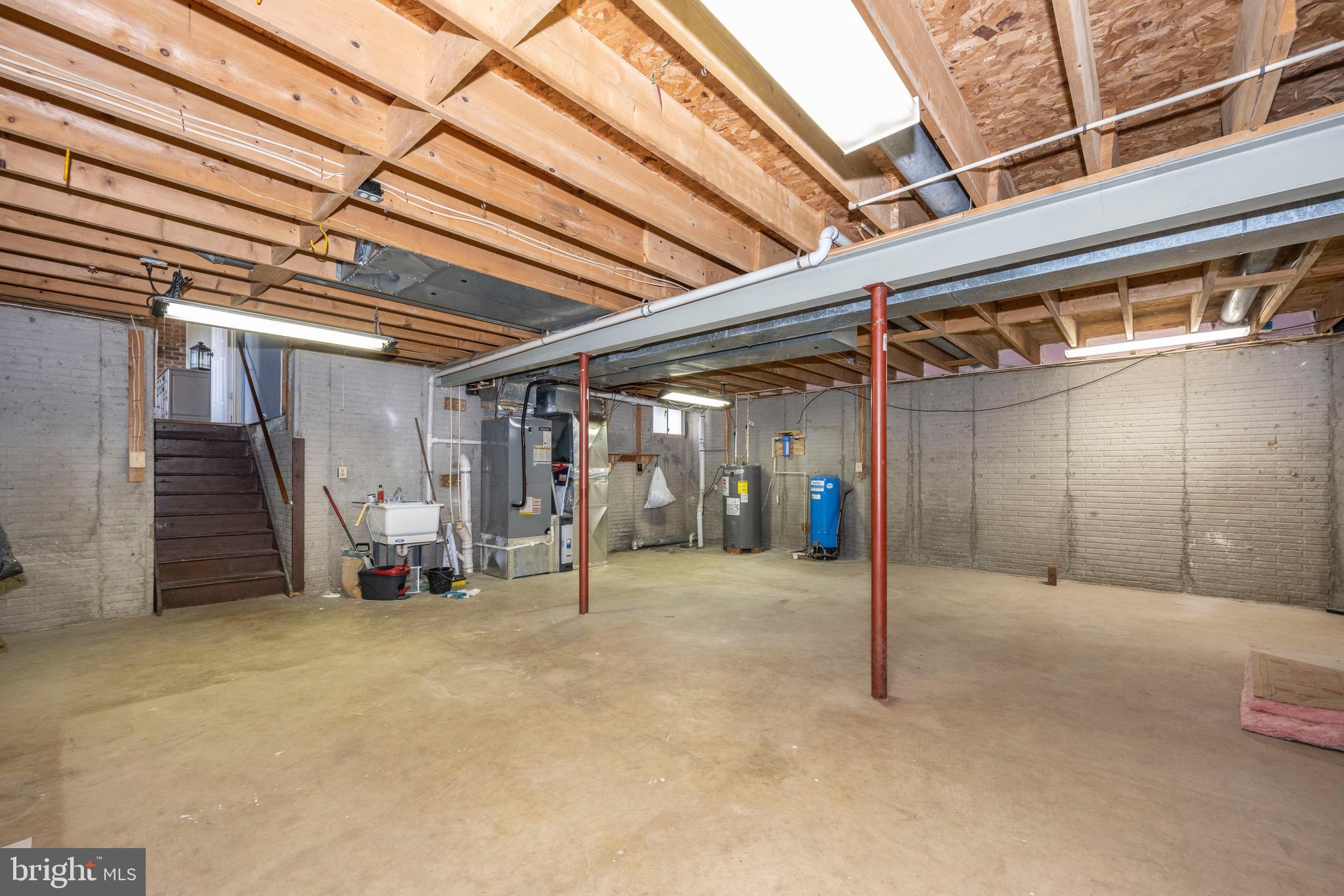 3609 Roop Road New Windsor, MD 21776 - Photo 46 of 72 Unfinished Basement w/ plenty of storage