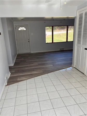 a view of empty room