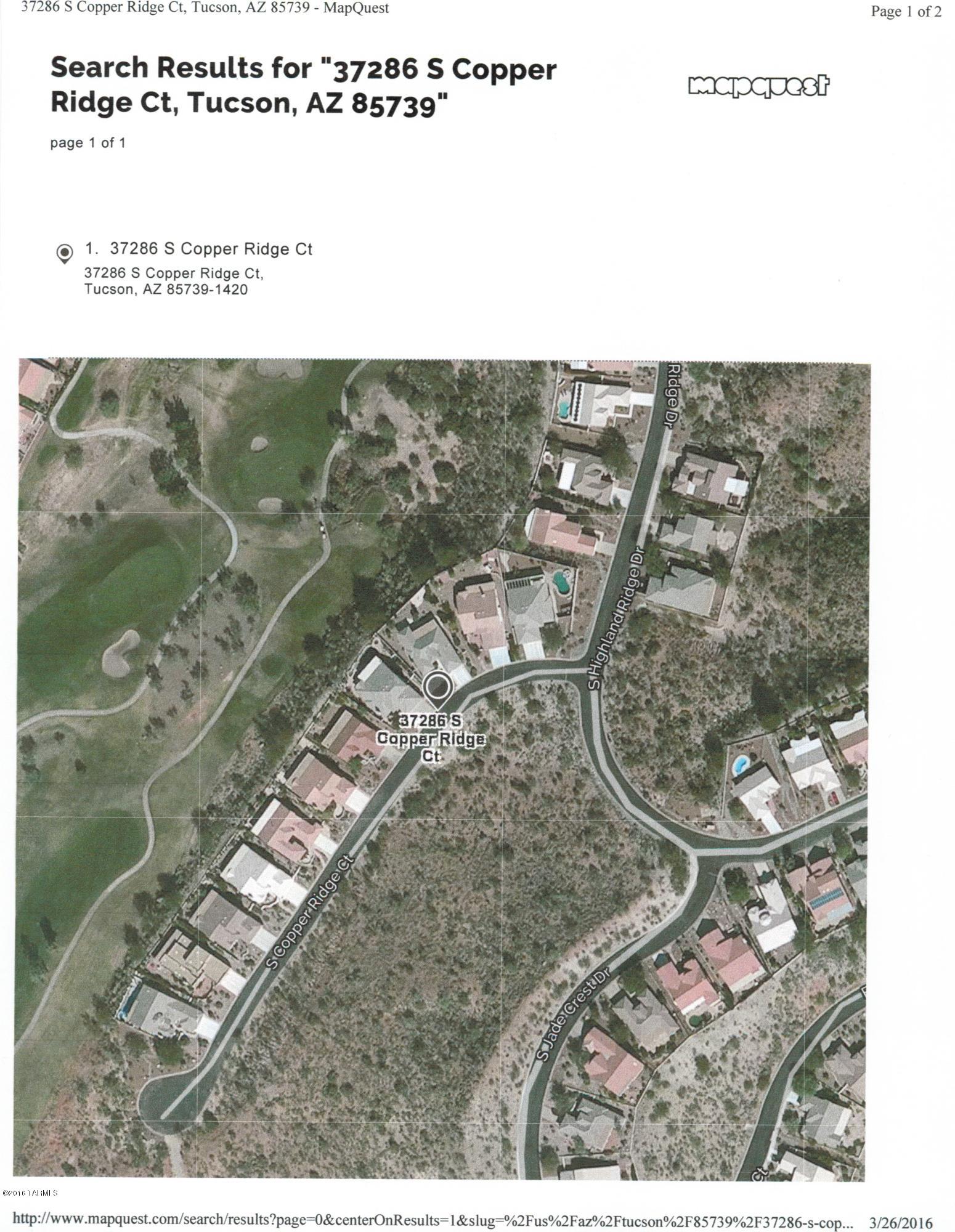 37304 South Copper Ridge Court Tucson, AZ 85739 - Photo 43 of 43 Gallery Image 43