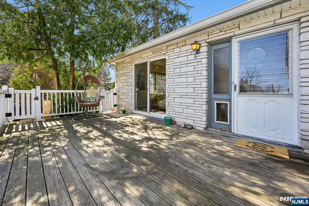 140 Francisco Avenue Rutherford, NJ 07070 - Photo 21 of 25 a view of backyard with deck