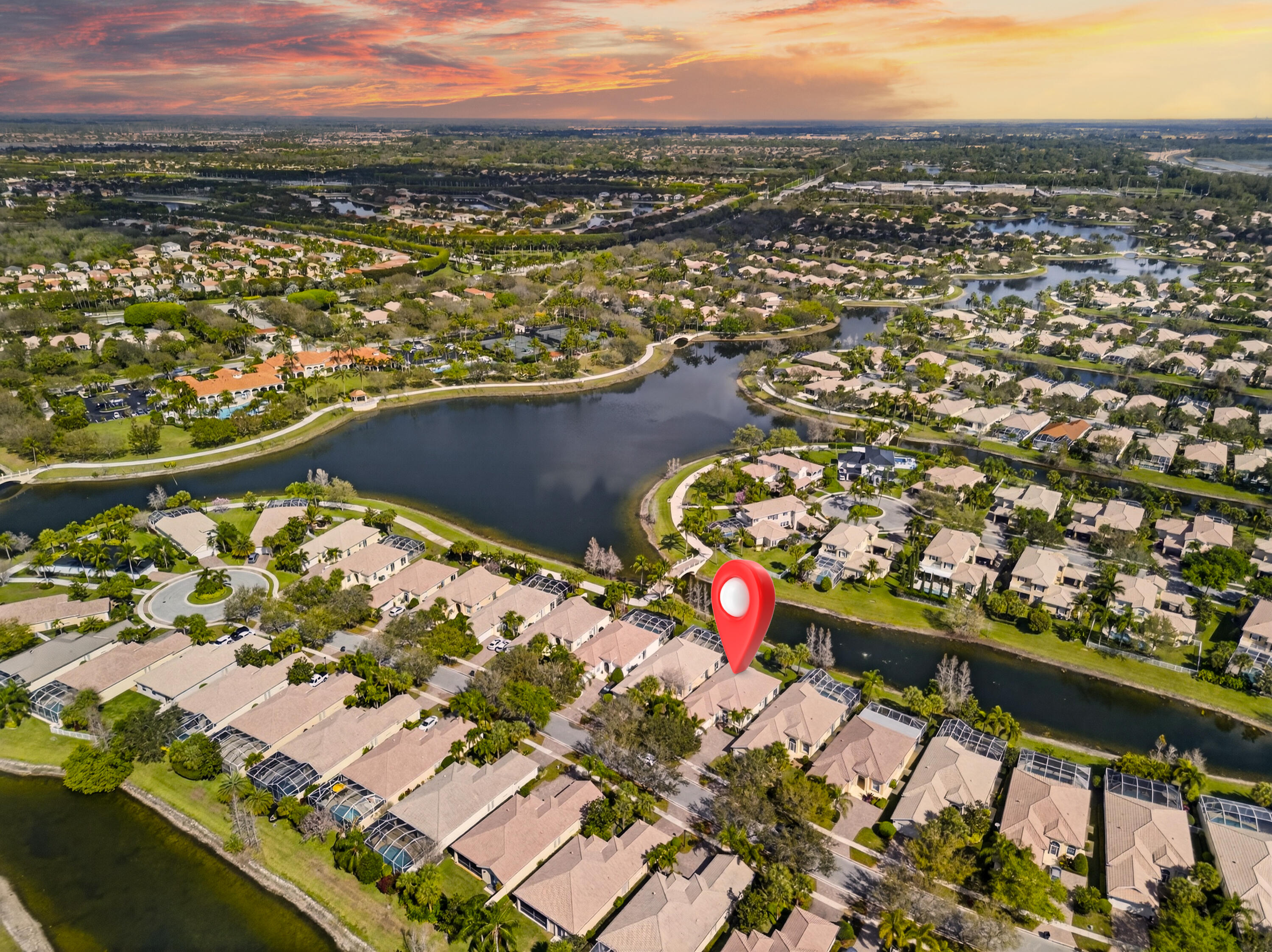 8223 Pine Cay Road Wellington, FL 33414 - Photo 33 of 60 a view of a city and an ocean