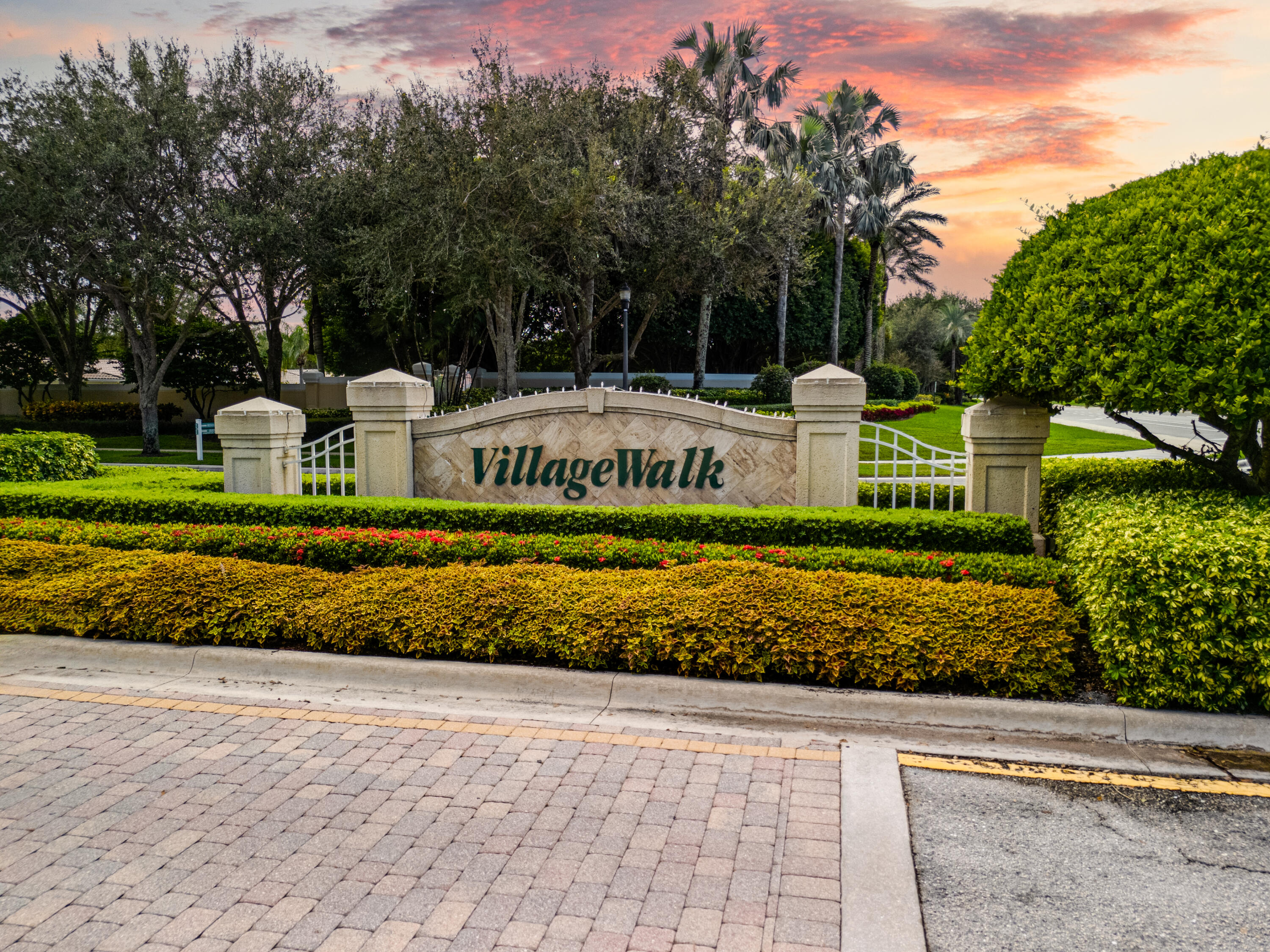 8223 Pine Cay Road Wellington, FL 33414 - Photo 38 of 60 a view of a garden with an outdoor space
