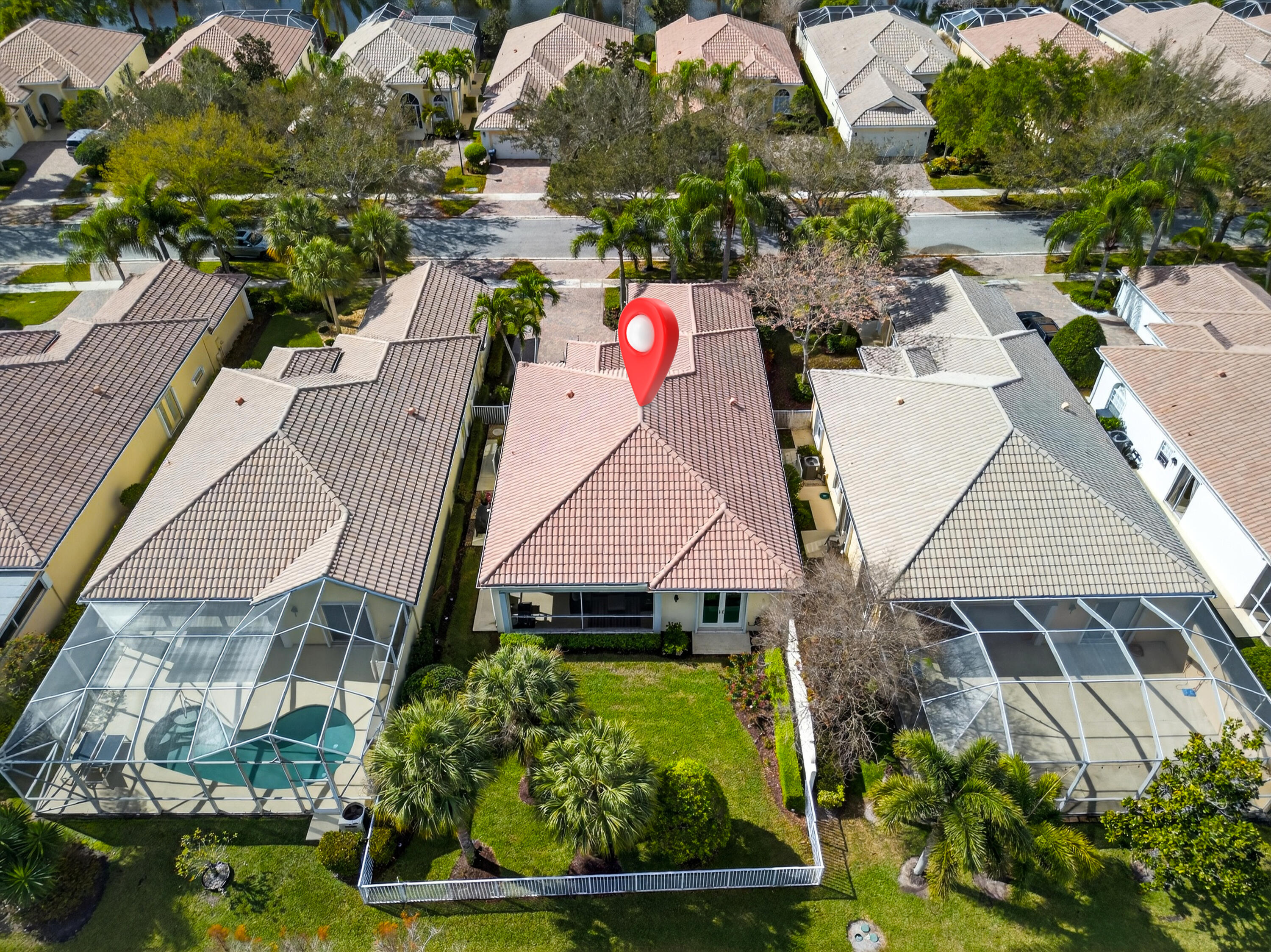 8223 Pine Cay Road Wellington, FL 33414 - Photo 59 of 60 an aerial view of a house