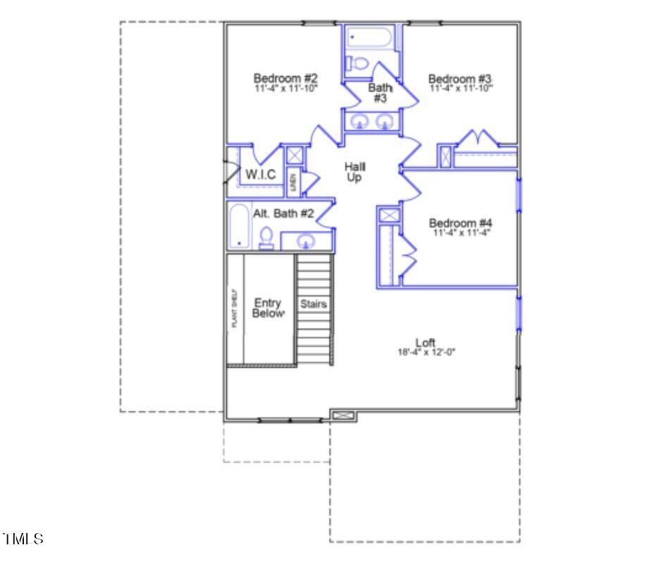 268 North Maple Walk Drive, Unit 232 Garner, NC 27529 - Photo 3 of 3 Homesite 232 2 floor