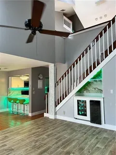 a view of an entryway door