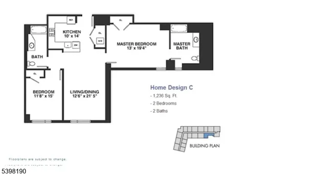 $450,000 | 1 Carriage City Plaza, Unit 613, Rahway, NJ 07065