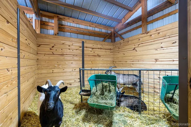 a view of a backyard with table and chairs