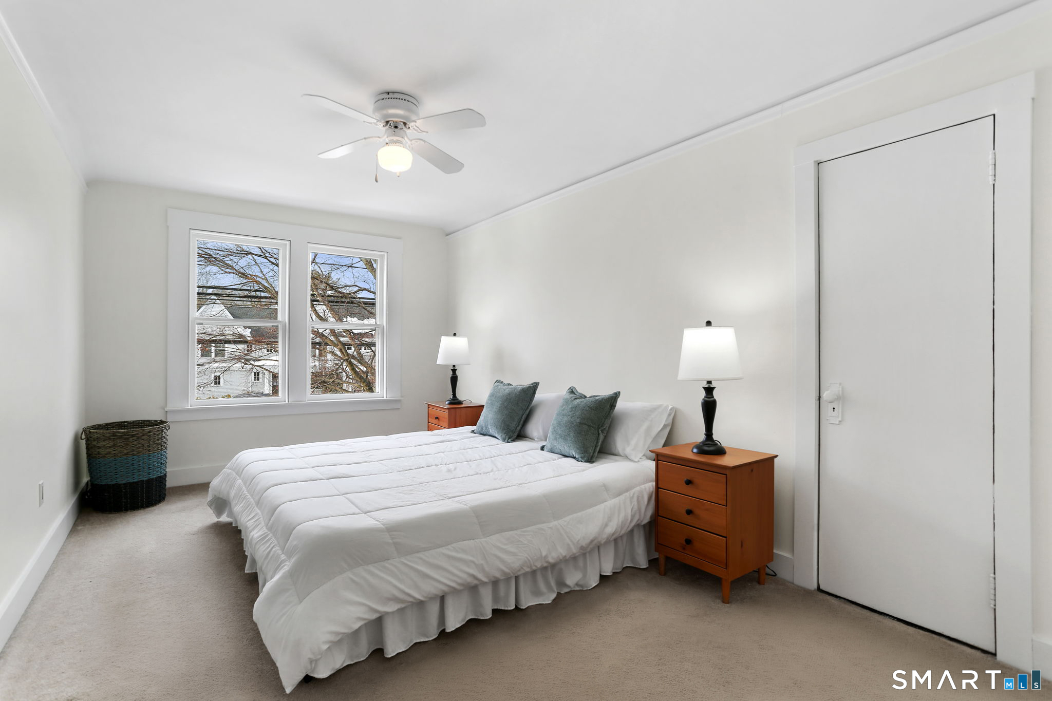 65 West Parish Road Westport, CT 06880 - Photo 9 of 32 Primary bedroom on upper level. Hardwood floors under carpet