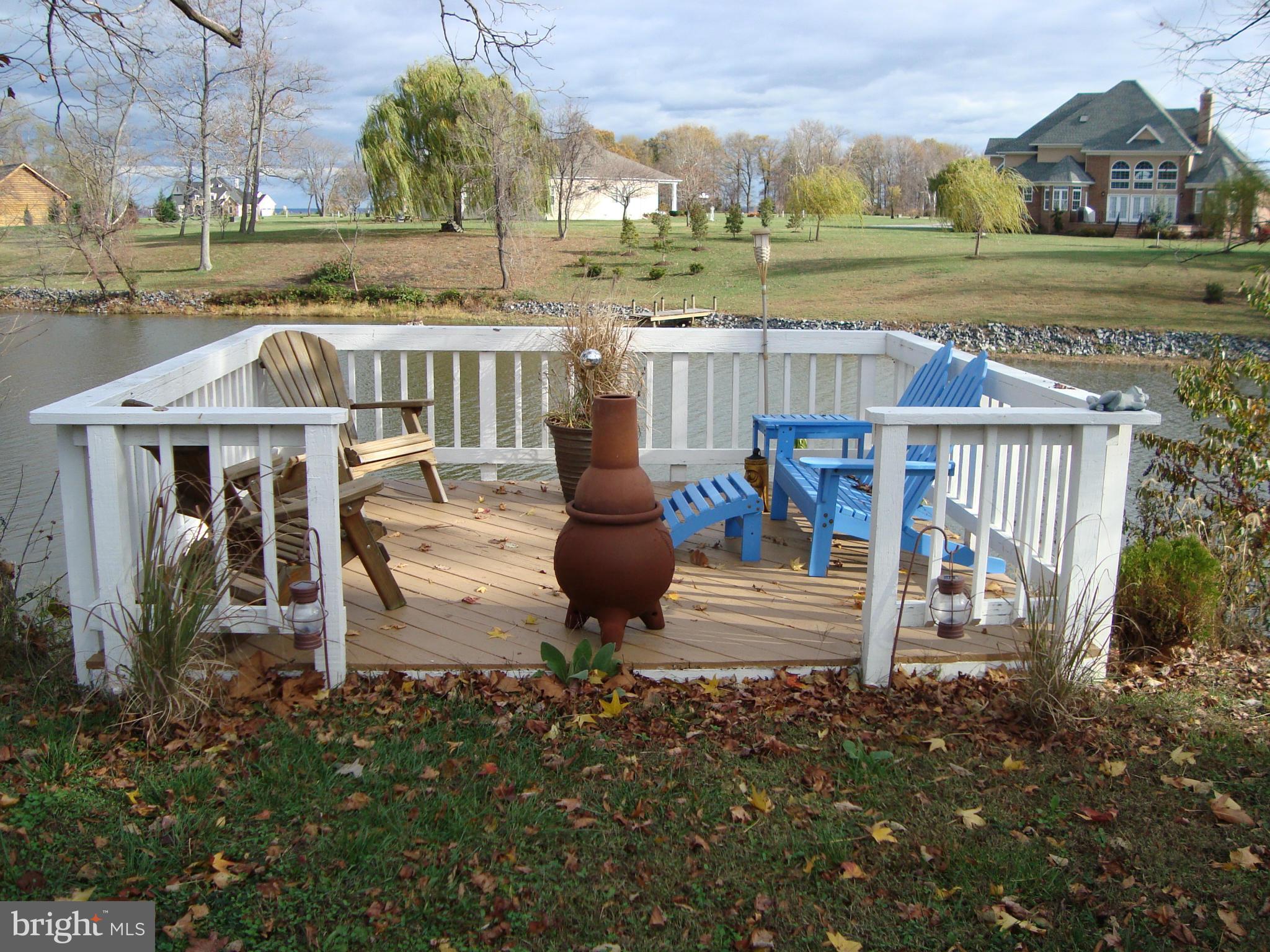 215 Blackwell Road Colonial Beach, VA 22443 - Photo 13 of 19 Lakefront Deck